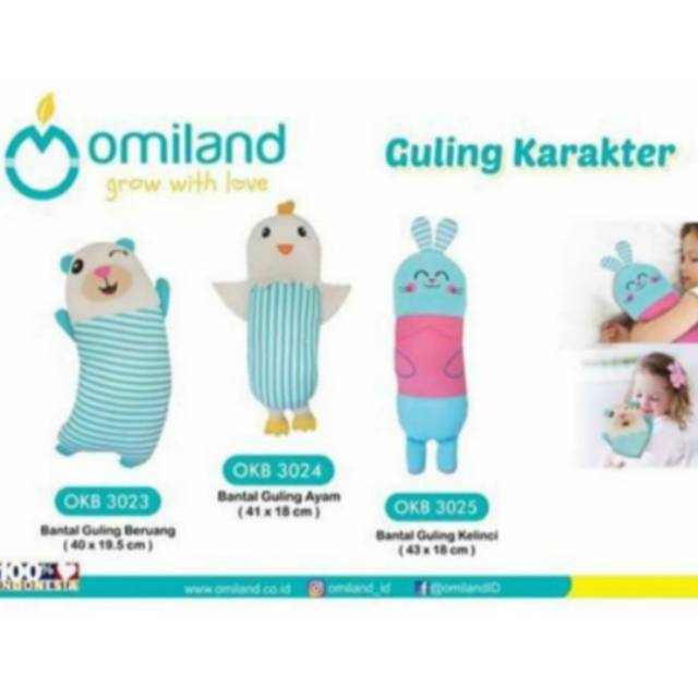 READY GULING BAYI LUCU KARAKTER MERK OMILAND