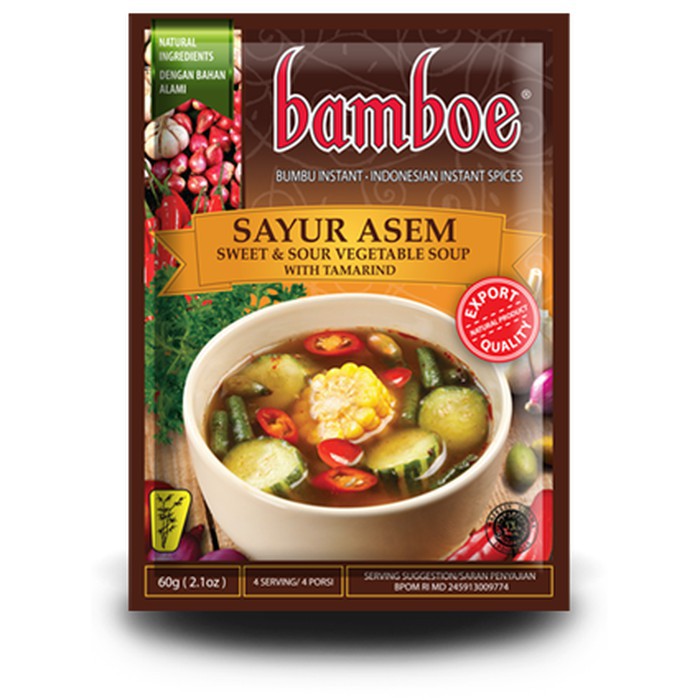 Bamboe Export Sayur Asem 60 gr