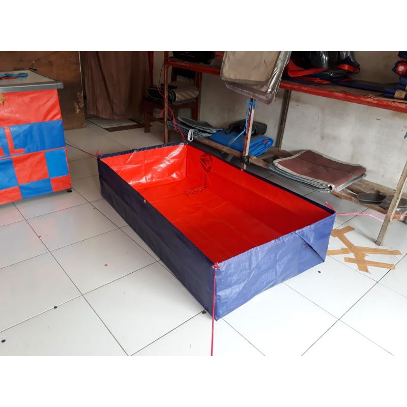 terpal kolam ikan TYPE A5 ukuran (140×70×30)