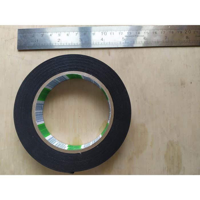 Double Tape Foam Nippon Busa Tebal Bolak Balik Hijau 20mm Murah