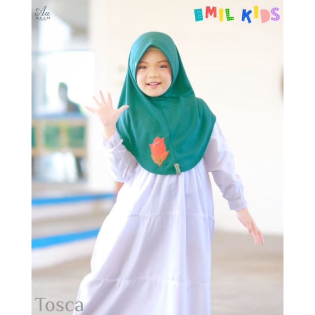 READY Bergo EMIL KIDS by Aden Kids Hijab - Matterial Jersey