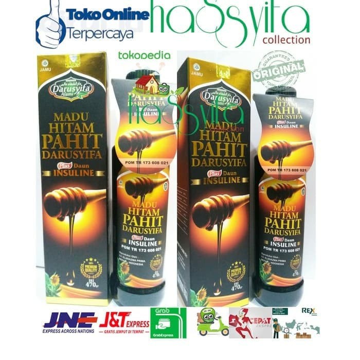 

Madu Hitam Pahit Insuline Plus Propolis Habbatussauda Sambiloto - MMD1391