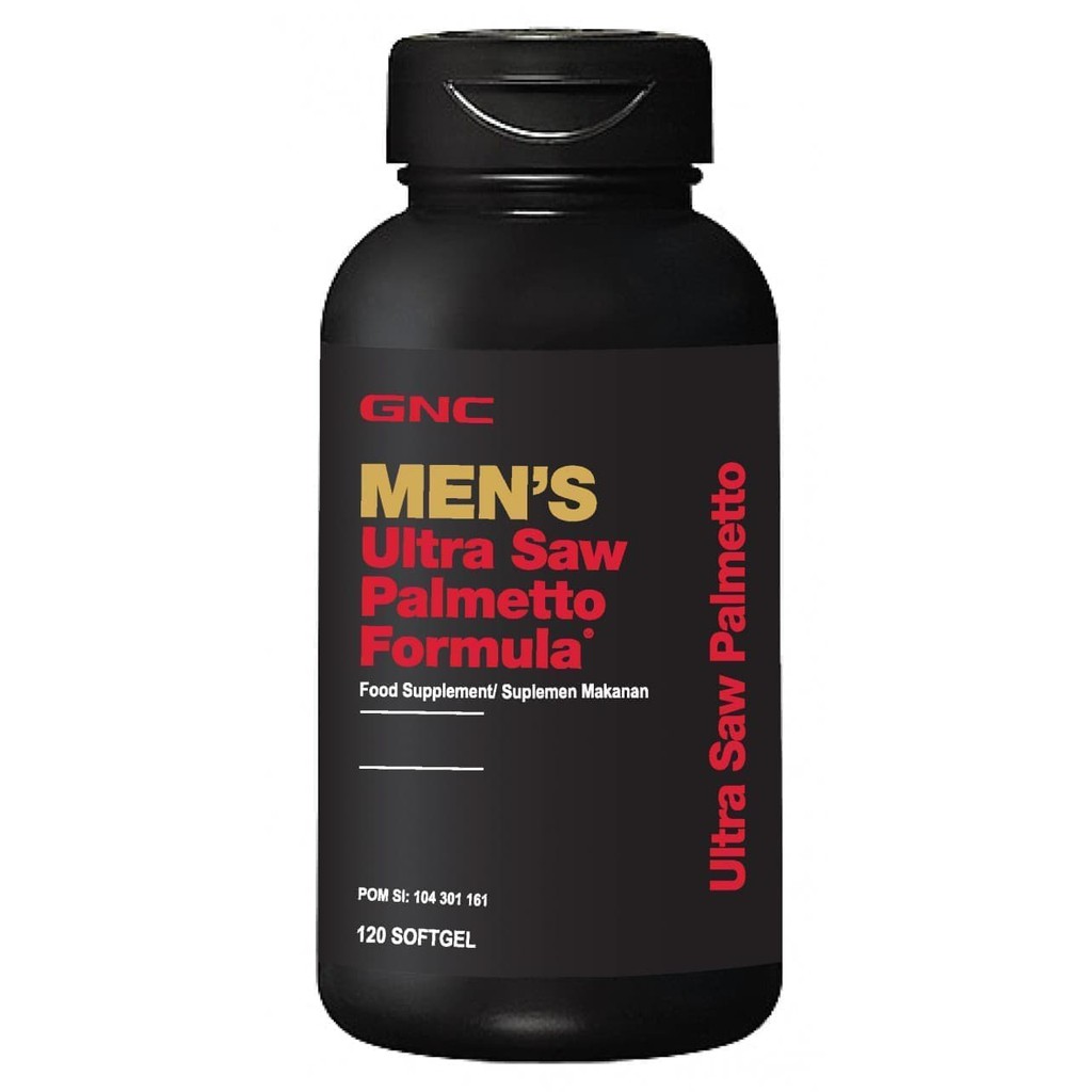 GNC Men's Ultra Saw Palmetto - 120 Softgel (062431) BPOM