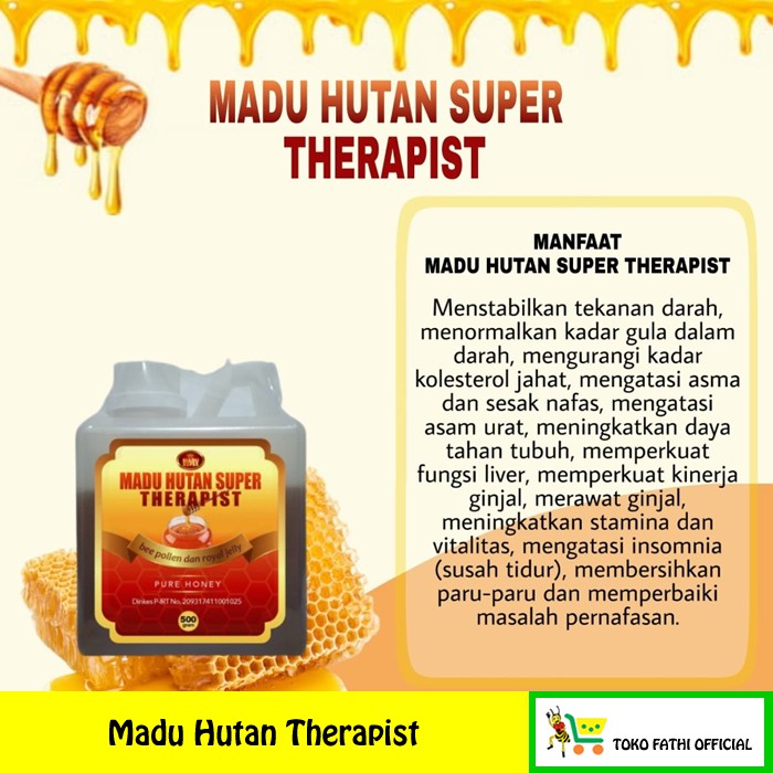 

Madu Hutan Theraphist Plus Beepolen dan Royal Jelly 500 gram