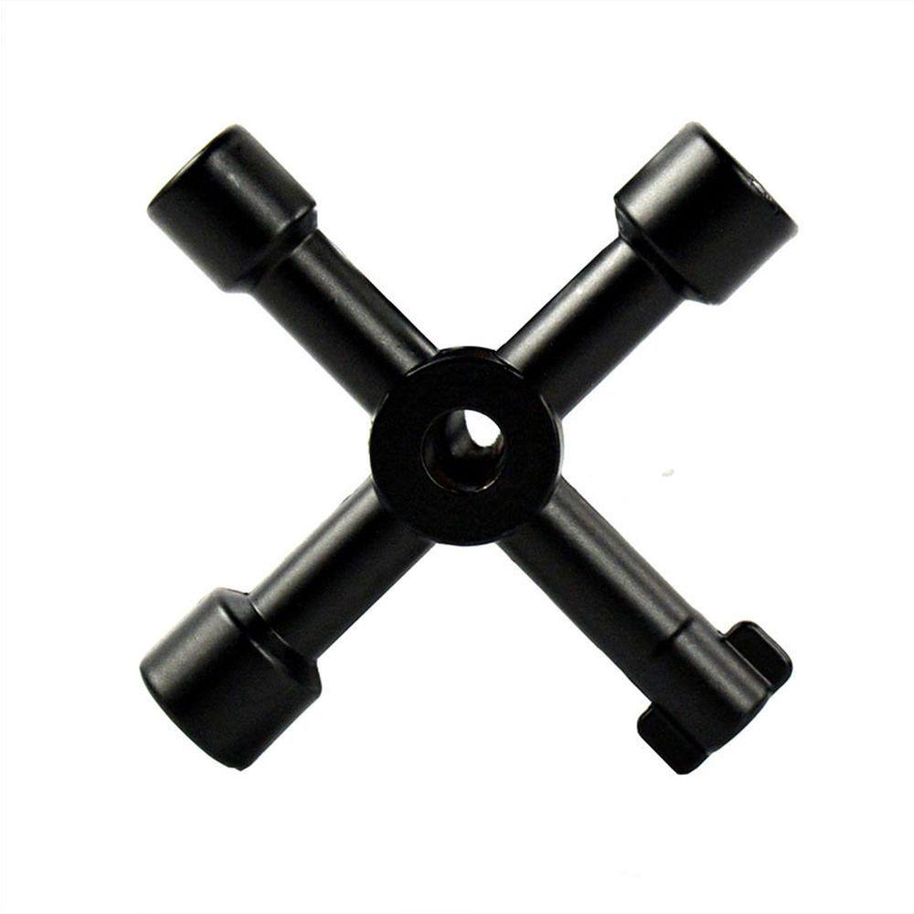 [Elegan] Cross Kunci Kreatif New Arrival New 1PCS Hitam Alloy Praktis Untuk Kereta Katup Kabinet Lift Listrik