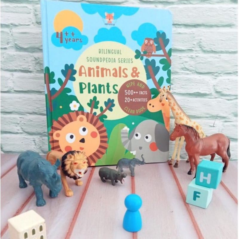 kiddy.edustore - SOUNDBOOK ANIMALS & PLANTS (BILINGUAL)