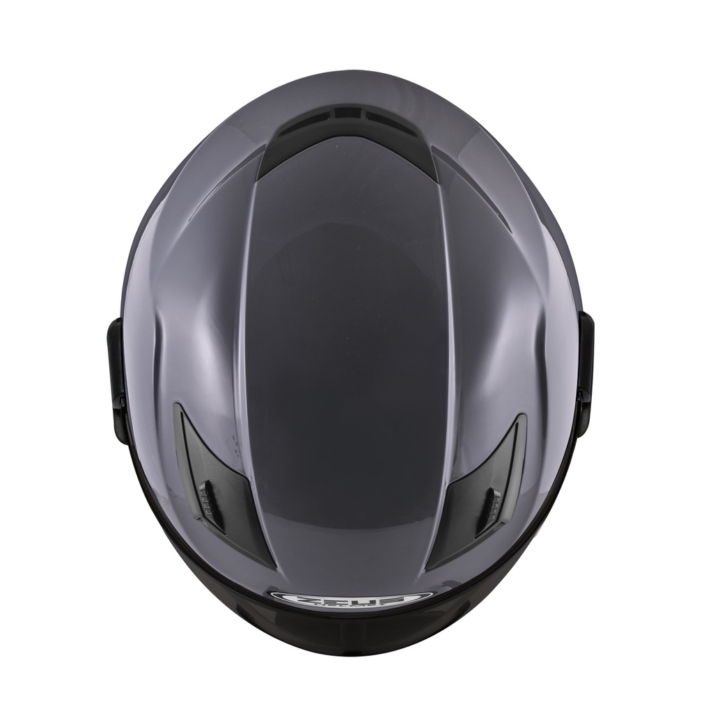 ZEUS ZS-611 GREY 11C HALF FACE DOUBLE VISOR-2