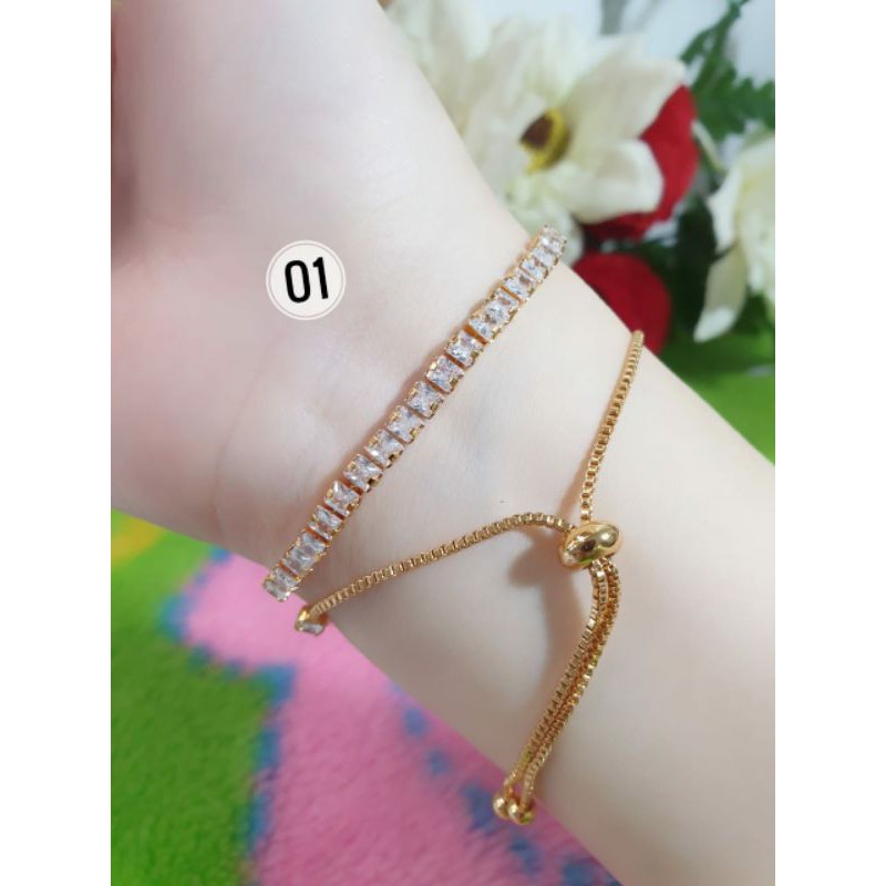 Gelang Serut Xuping Cantik Lapis Berlian N06032001