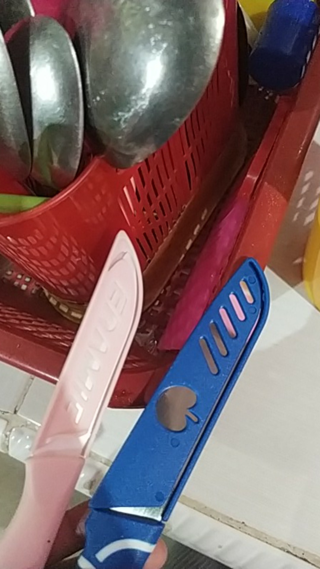 [bayar Di Tempat] Pisau Buah Dan Sayur Motif Apel Super Tajam Dapur Harga Termurah Kualitas Bagus