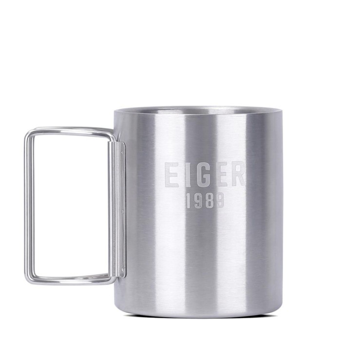 PROMO EIGER1989 Original escalate mug 1.0 stainless 300ml 1989 gelas carabiner - escalate 1.0