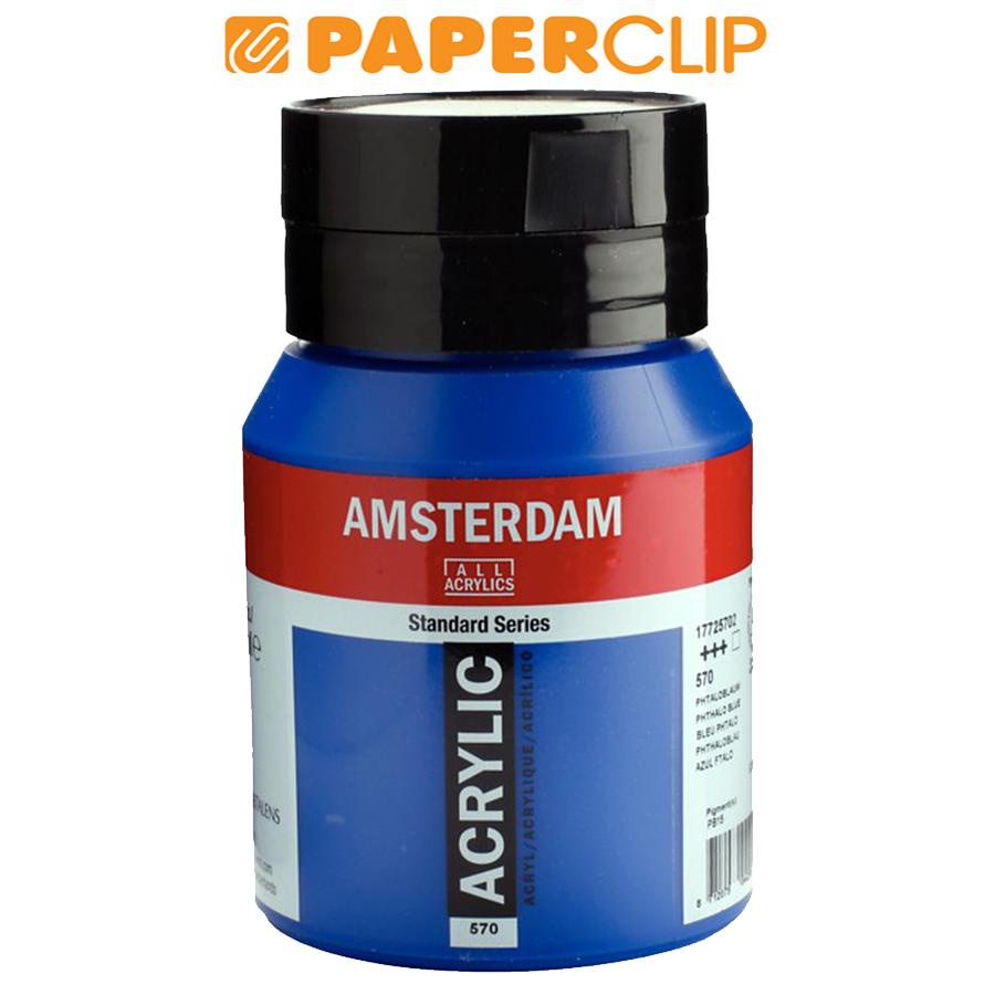 

CAT ACRYLIC AMSTERDAM 17725702AAC 500ML S1 PHTHALO BLUE