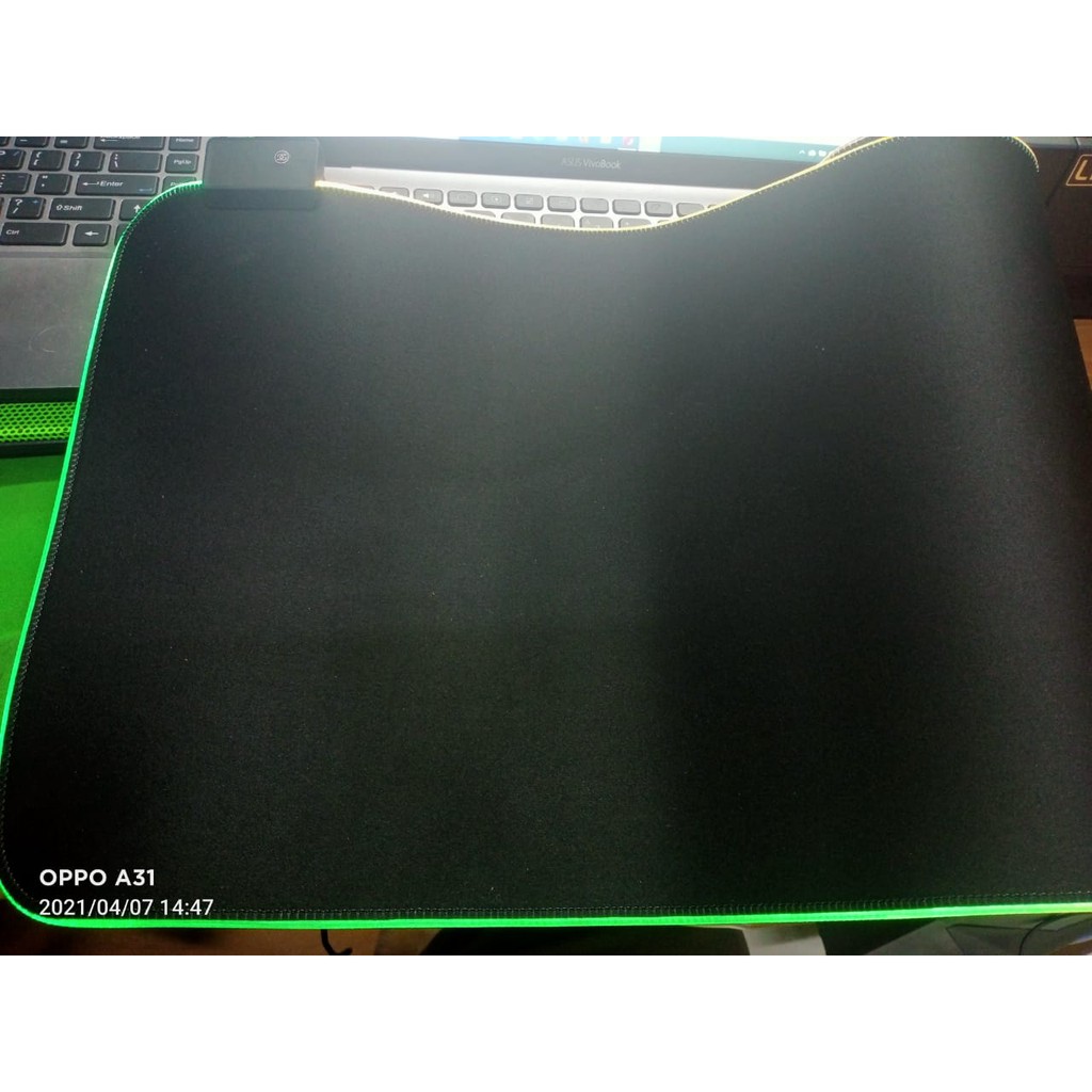 MOUSE PAD GAMING RGB RASURE LEBAR 4.0*800*300mm TATAKAN MOUSE GAMING