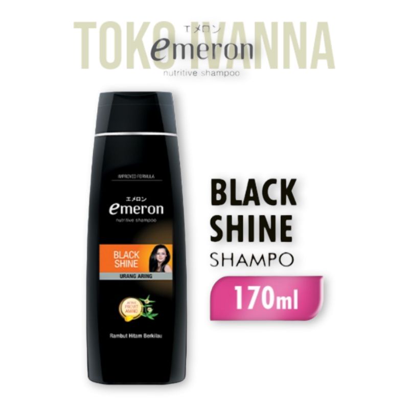 Emeron Shampoo Nutritive Black &amp; Shine 170mL