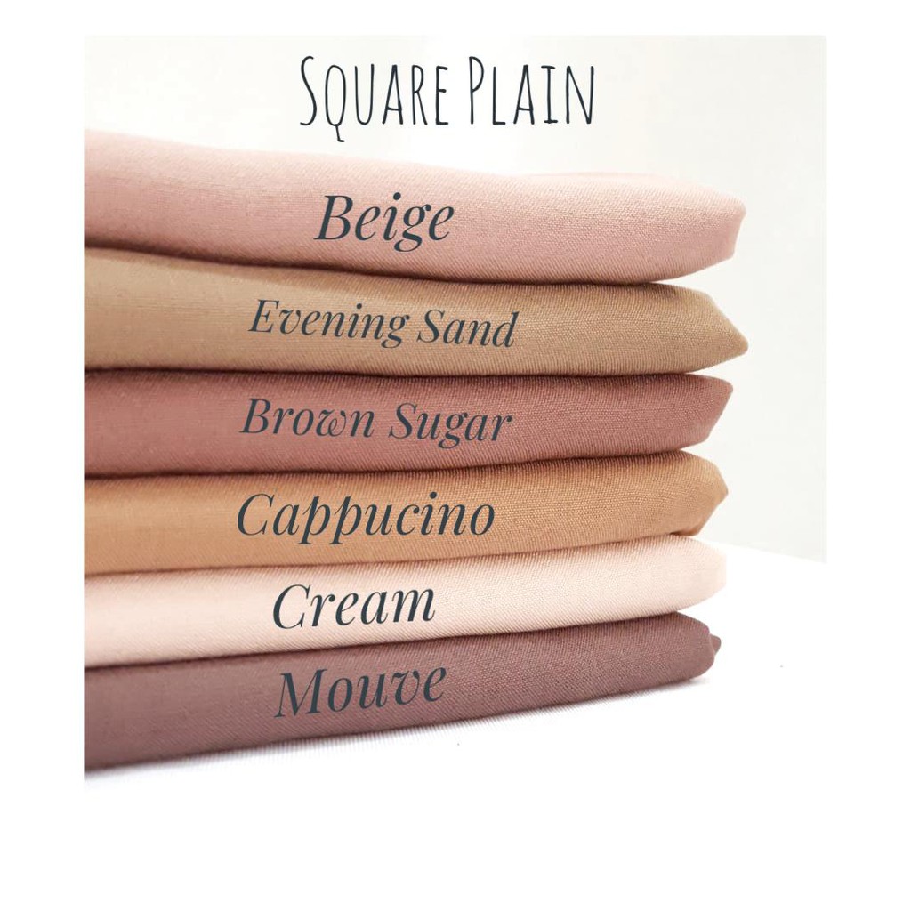 

Square Plain Series Colour Brown