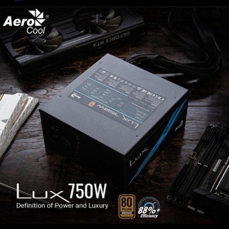 Aerocool LUX 750W PSU 80+ BRONZE