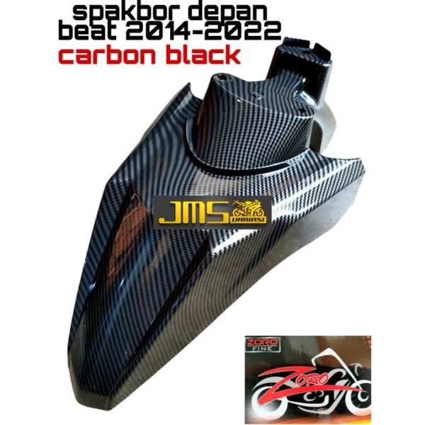 paketan cover tutup carbon tameng dasi plat nomor dan ducktail lampu belakang dan Speedo meter plus spakboard depan beat new beat deluxe beat street new tahun 2020-2022