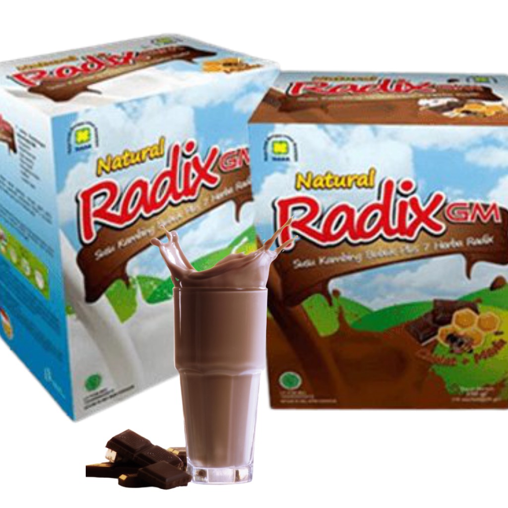 

Radix nasa susu kambing etawa susu penggemuk badan rasa coklat dan madu original nasa