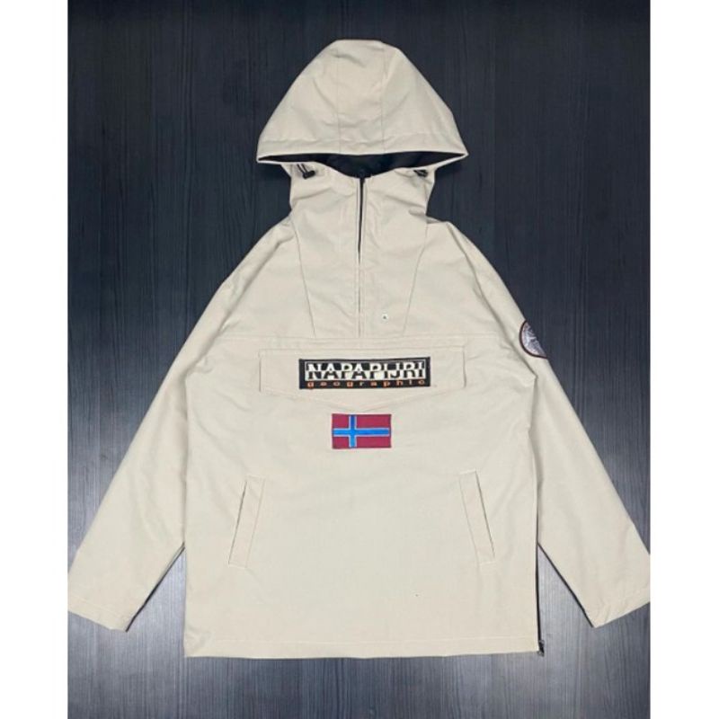 JAKET NAPAPIJRI KREM WATERPROOF HIGH QUALITY