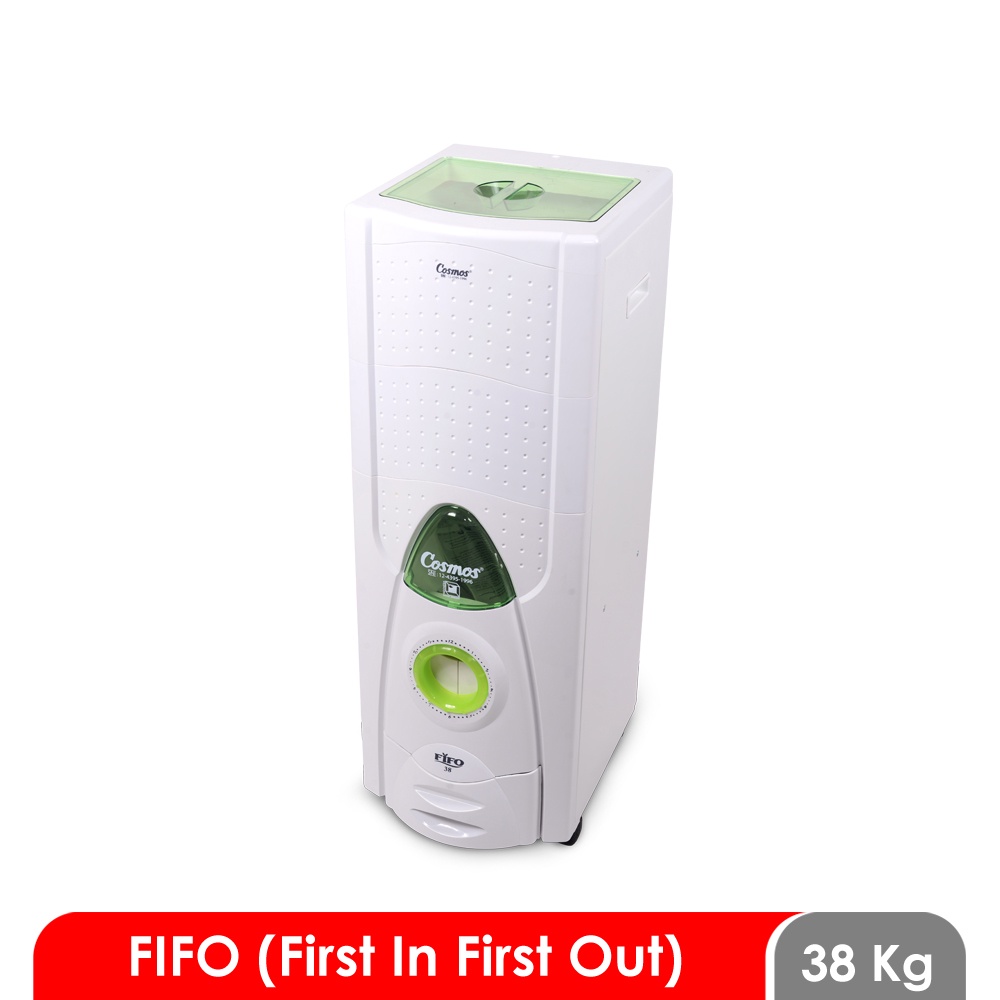 PROMO COSMOS FIFO 38 FIFO38 TEMPAT PENYIMPANAN BERAS 38 LITER