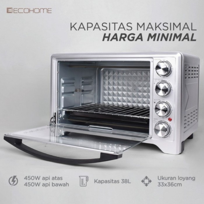 Oven Electric Platinum Ecohome EOP-888 Capacity 38L