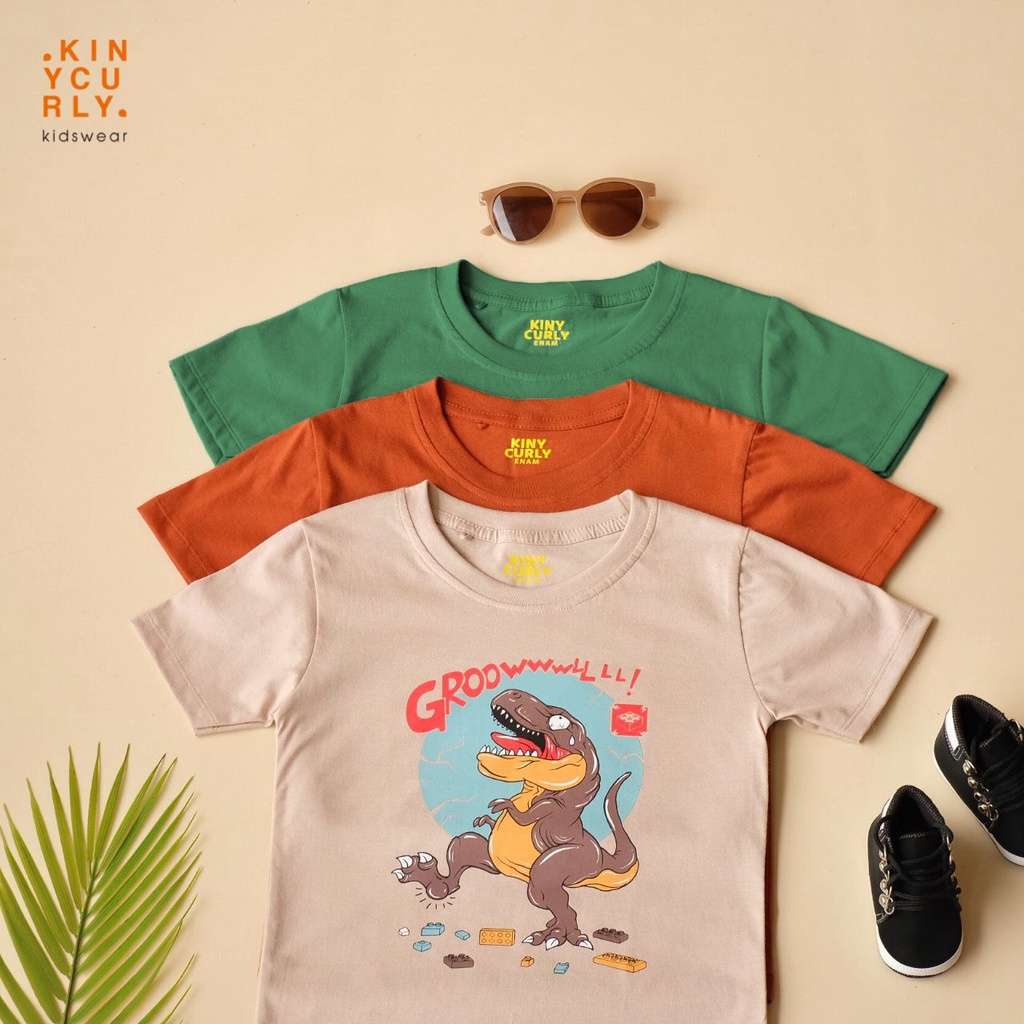 Tshirt Kaos anak laki laki warna EARTH TONE by kinycurly | DUO KRUCILS