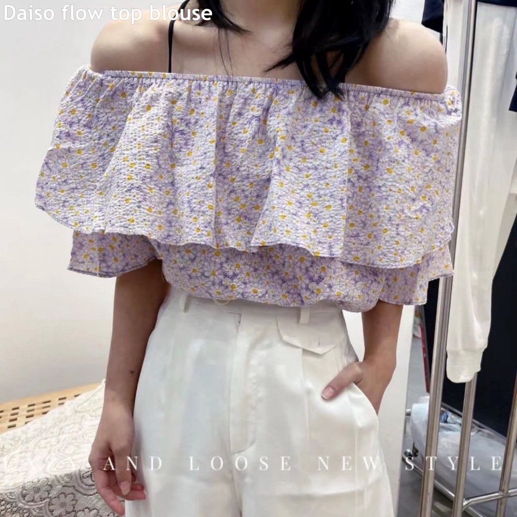 Daiso flow top blouse - Thejanclothes