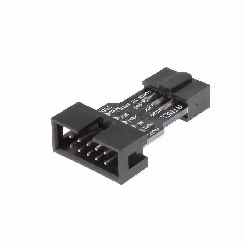 ISP Converter 10 Pin To 6 Pin USBASP AVRISP Adapter 10P To 6P