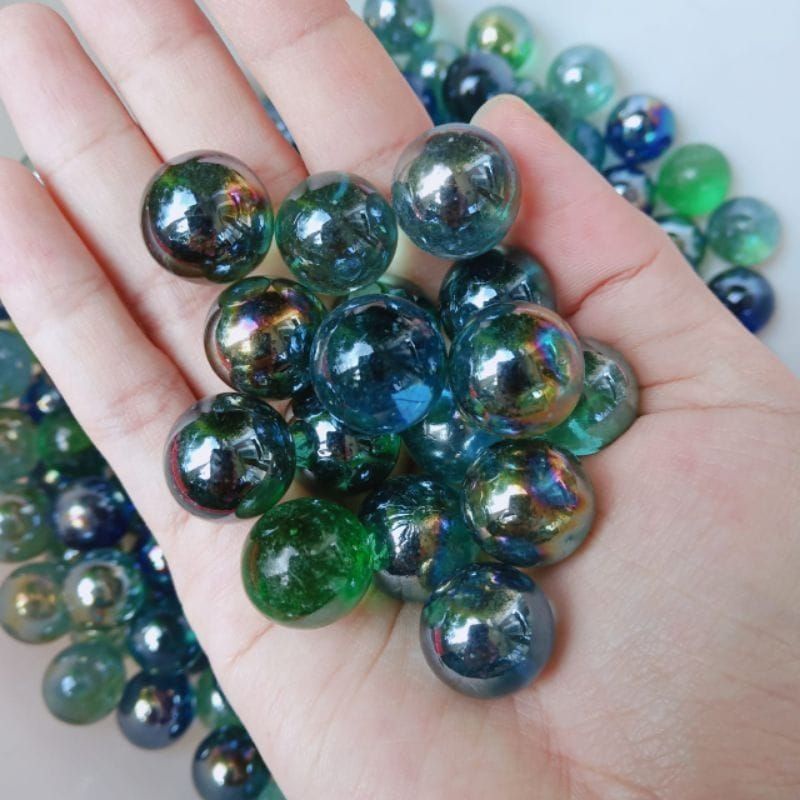 Pop It Fidget Toy Murah Rainbow Mainan Anak Penghilang Stress Toktok ⭐ Mrlion ⭐-Kelereng