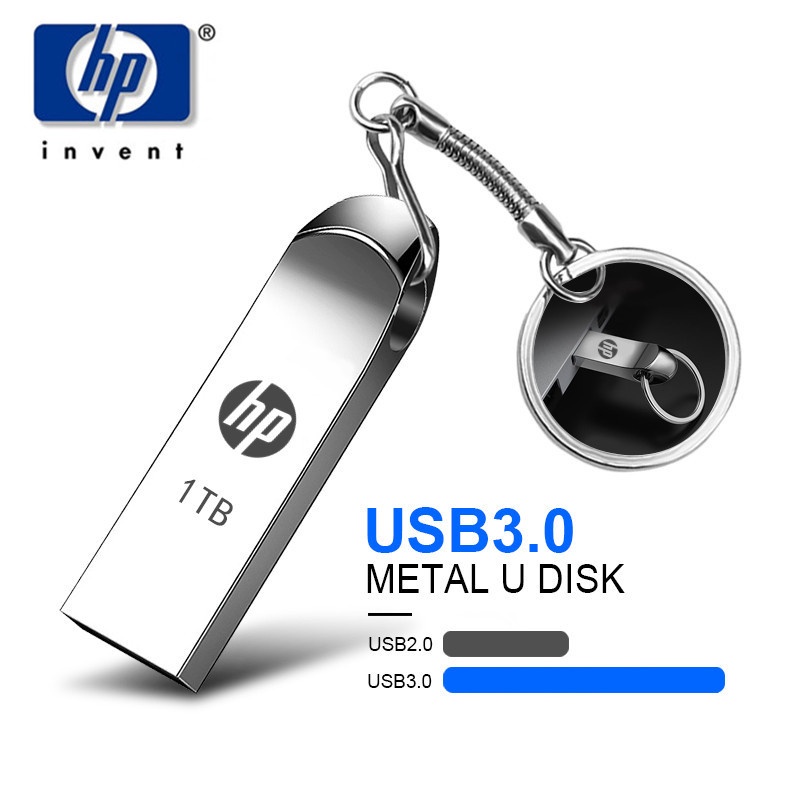 Hp Flash Disk USB 3.0 1TB Bahan Metal Anti Air Untuk PC
