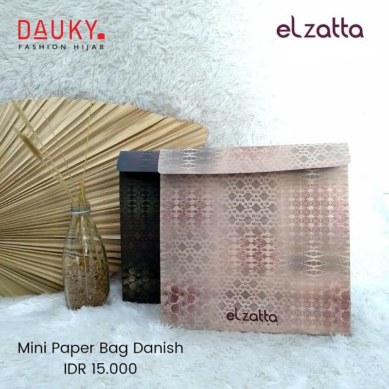 

Elzatta MINI PAPER BAG DANISH/Tempat kado/Paperbag/Boxmotif/Kantong Bingkisan