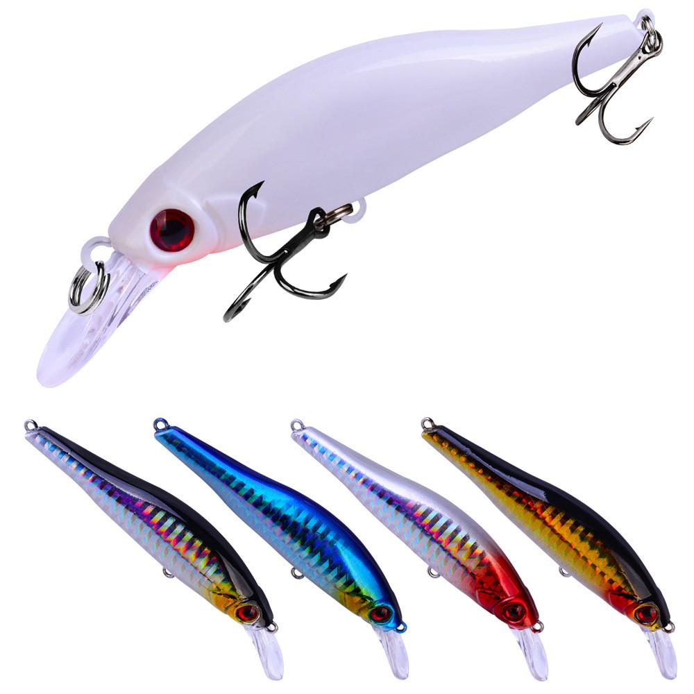 Shengyao New 5pcs 9.8cm/11.5g Minnow Umpan Pancing Swimbait Fishing Lure Ikan Bass Bait Kail Tackle