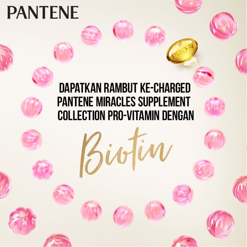 Pantene Miracles Biotin Strength 20ml Hair Mask Supplement Konditioner Hairfall 20 ml