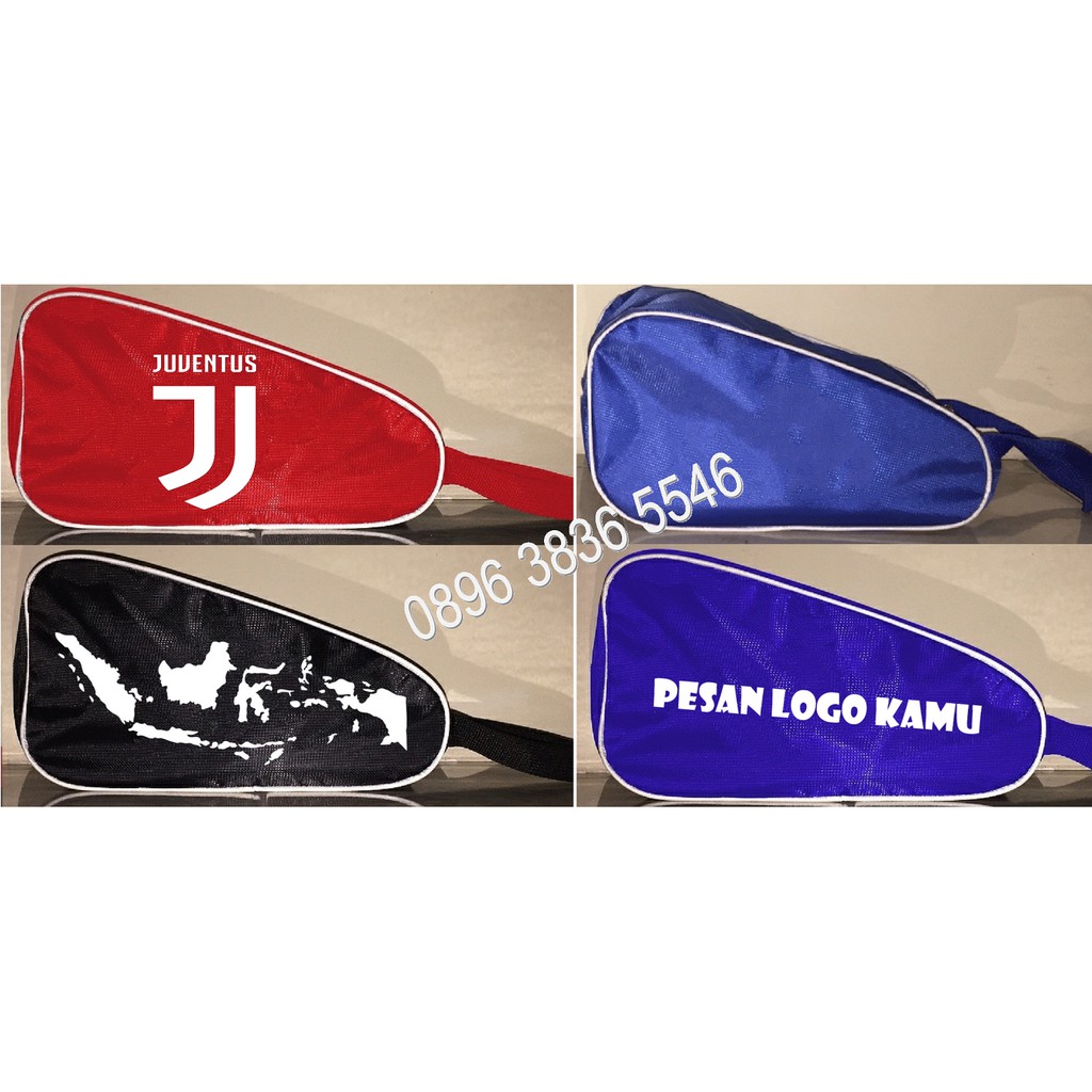 RB Tas Sepatu CUSTOM Olahraga Futsal Badminton Sepakbola Gym Proyek - Kanvas & Transparan