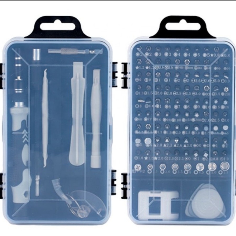 Perkakas Set Obeng Service Handphone Laptop Hp Elektronik Dsb Tool Set 115 In 1 - Perkakas Elektroni