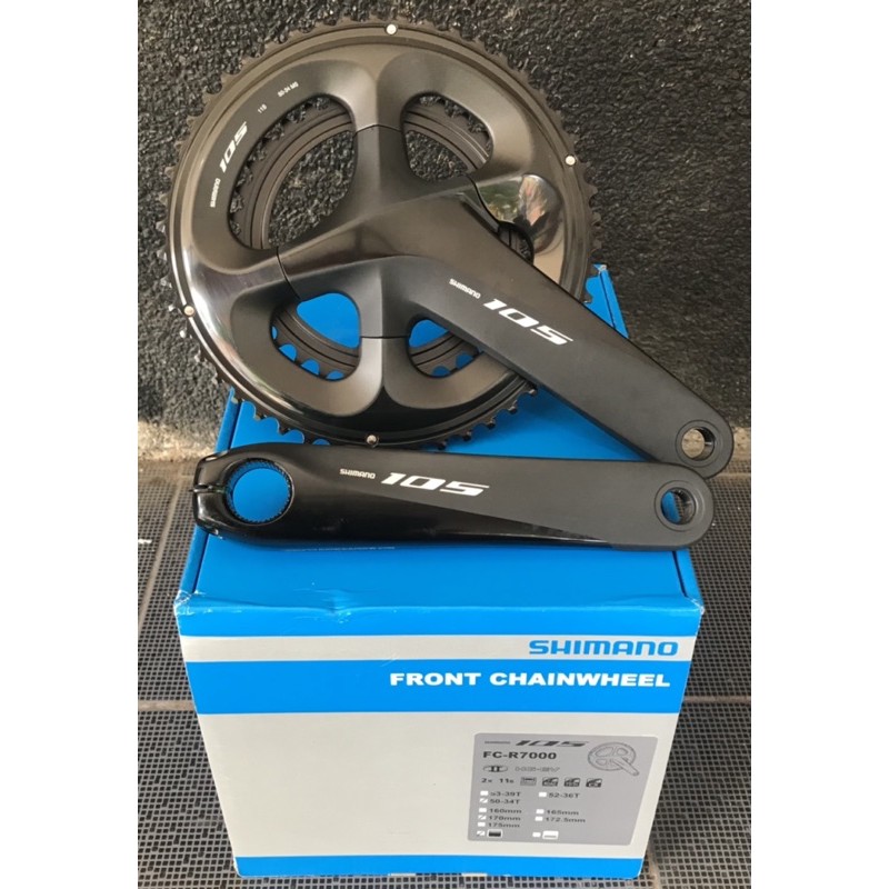 Crank Shimano 105 R7000 gigi 50-34T arm 170 Original Crank Shimano