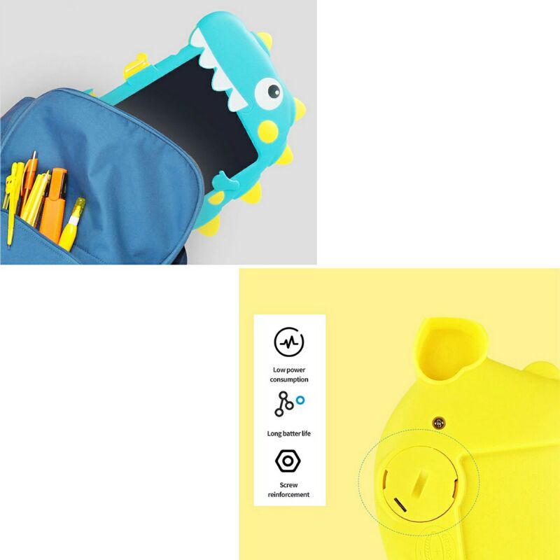 LCD 8.5 Inch Colour Animal Dino Penguin Writing And Drawing Tablet Papan Tulis