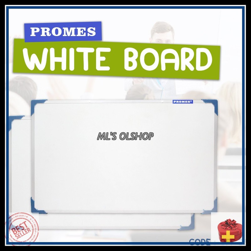 

PROMES WHITE BOARD KECIL PAPAN TULIS GANTUNG UK 50X30CM YST014