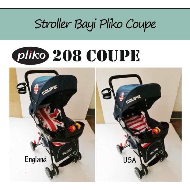 Stroller pliko Coupe 208 / Stroller Bayi Pliko / kereta bayi Pliko coupe murah meriah