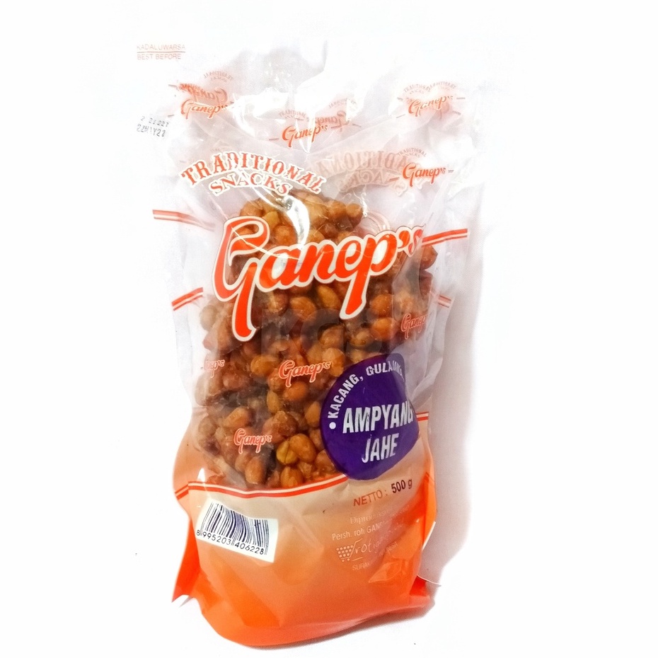 

Ampyang Kacang Jahe Gula Aren GANEP 500 gr Asli Solo