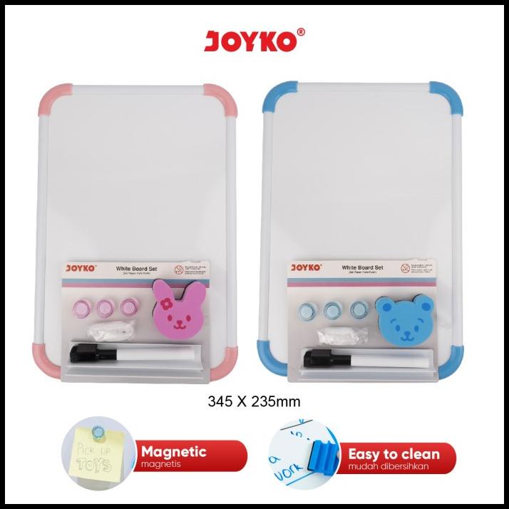 

Vanila | Papan Tulis Putih Set Whiteboard Set Joyko Wbs-160Co