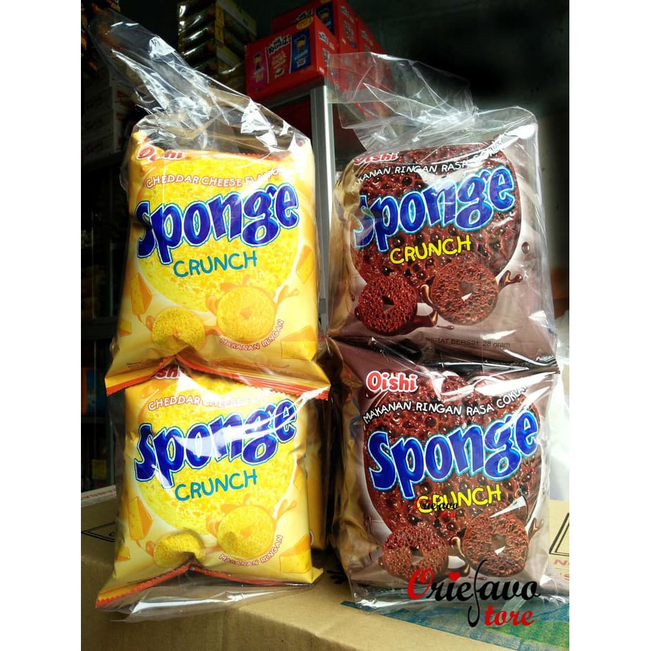 

Oishi Sponge Crunch Mini 1 Pak Isi 10 Pcs ~ kp465