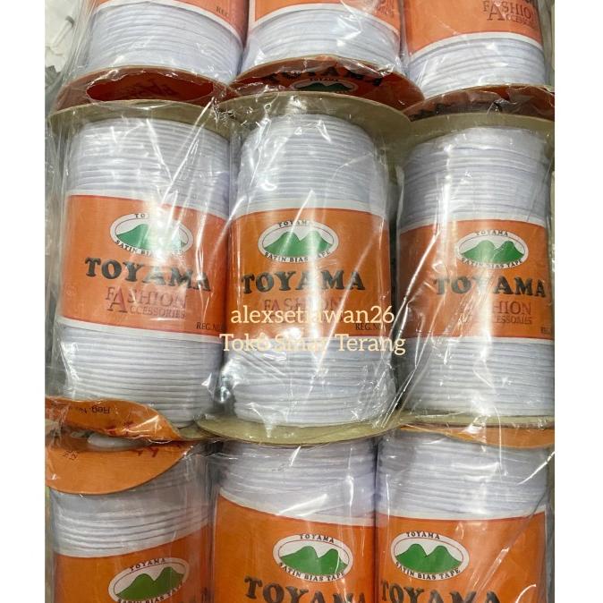 {{{{}}] Bisban satin isi rol warna putih Toyama