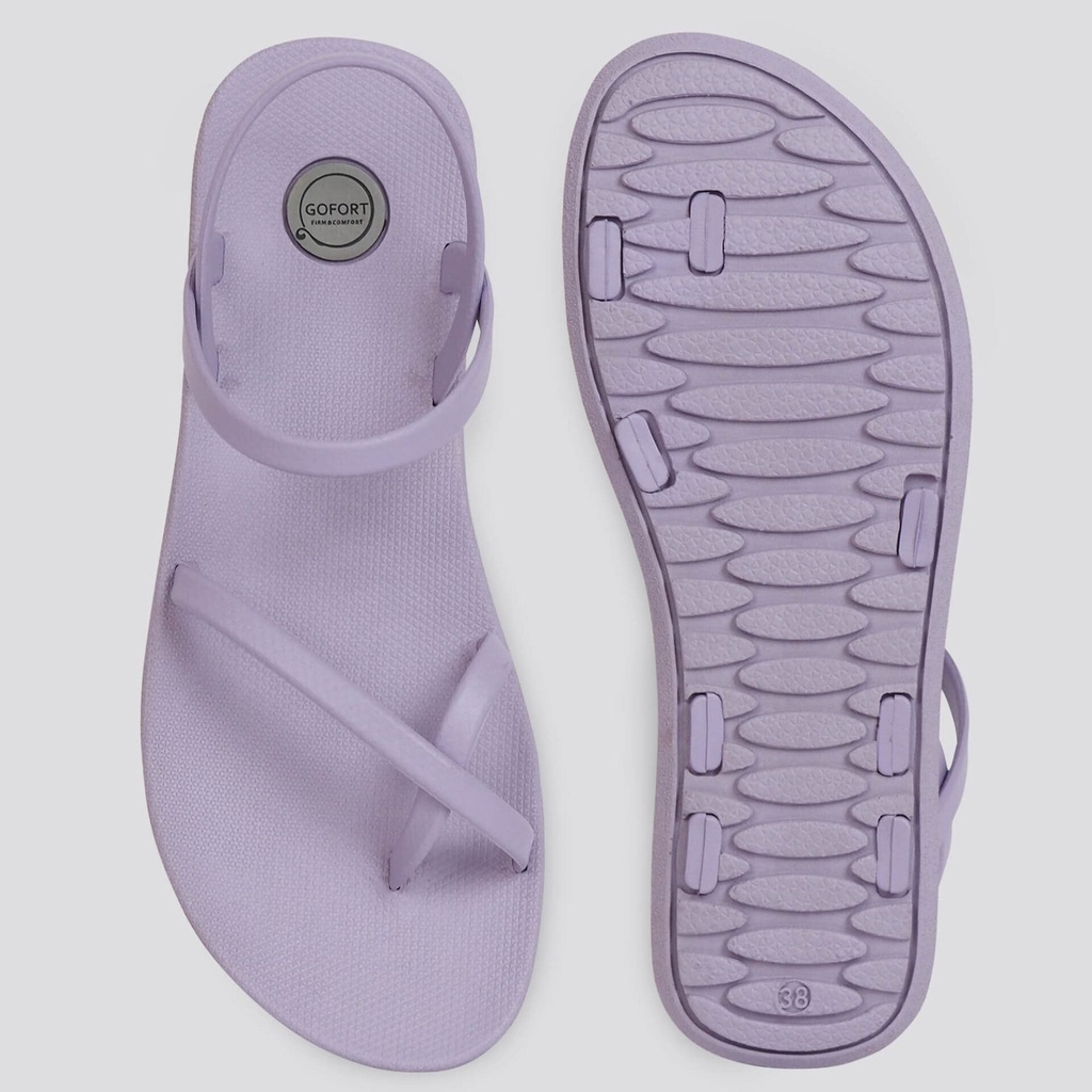 NEW Sandal Karet Teplek Wanita Terbaru Official GOFORT LELA Lilac