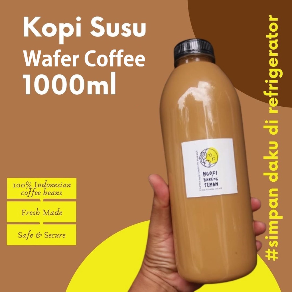 

Kopi Susu Wafer Botolan 1L