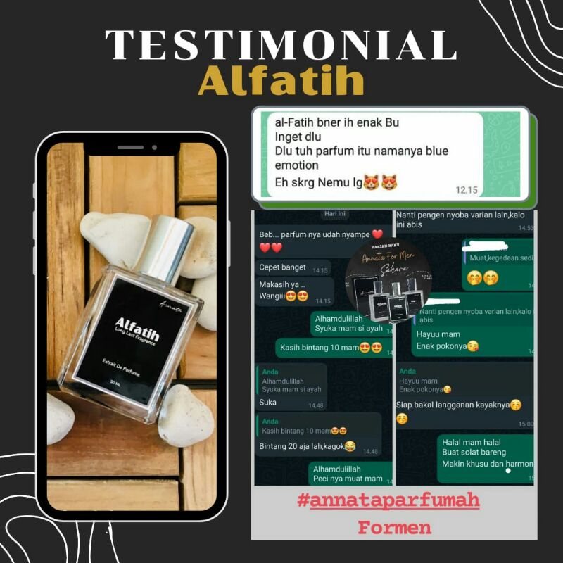 Alfatih varian men annata parfum ORI