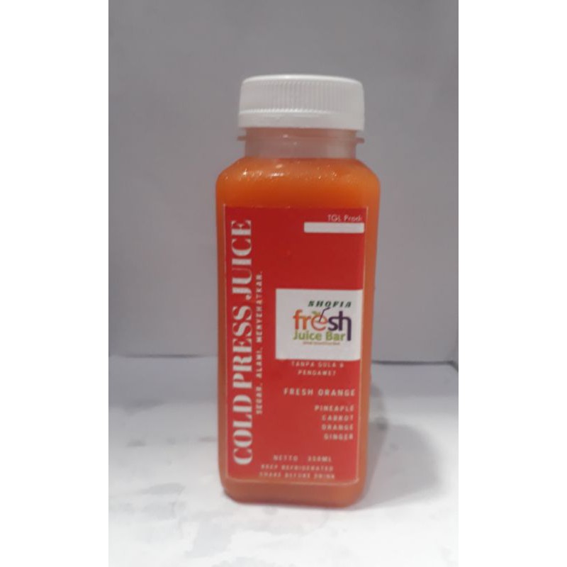 

COLD PRESS JUICE FRESH ORANGE 250 ML