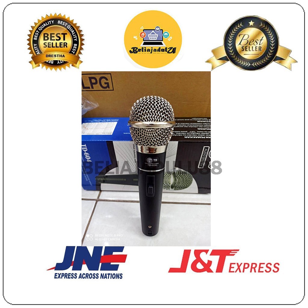 Beliajadulu88 MIC karaoke Kabel MICROPHONE Twindog TD 604