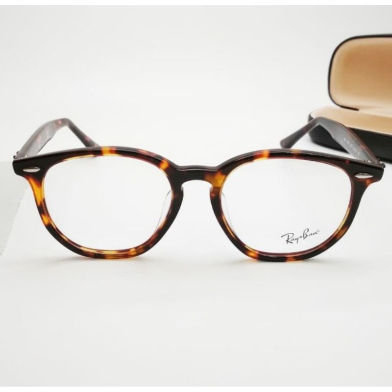 Kacamata Hexagonal Tortoise Glossy Frame + Lensa Crizal Essilor Alize