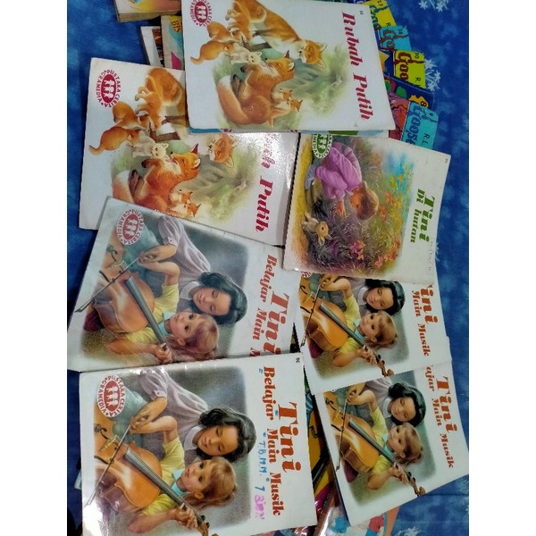 TINI - BORONGAN - PUSTAKACERITAGRAMEDIA - TINI BELAJAR MAIN MUSIK - TINI DI HUTAN - RUBAH PUTIH - TO