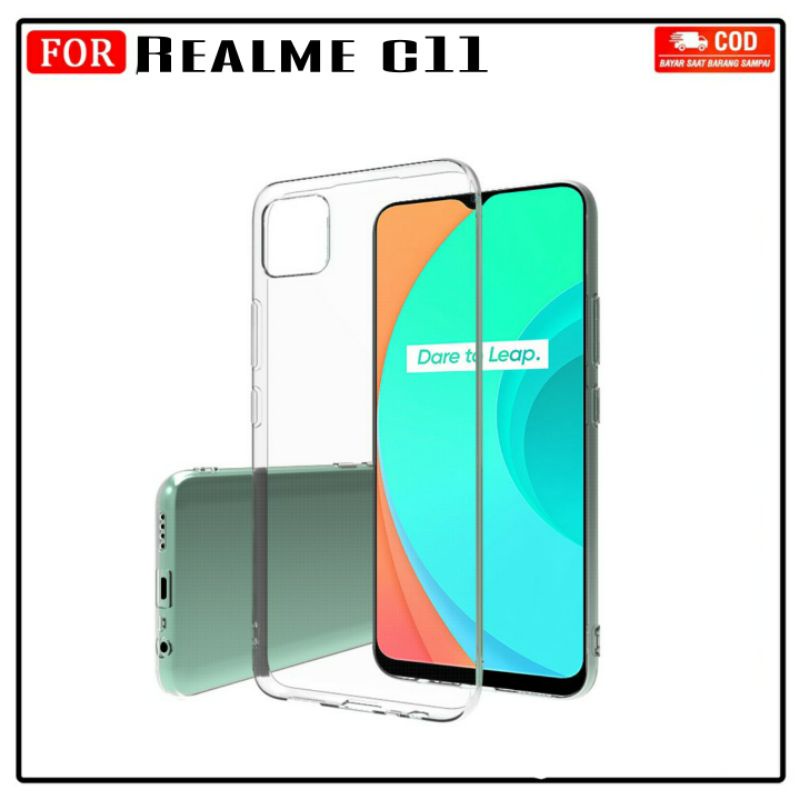 Case Realme C11 SoftCase Clear HD Tranparan Casing